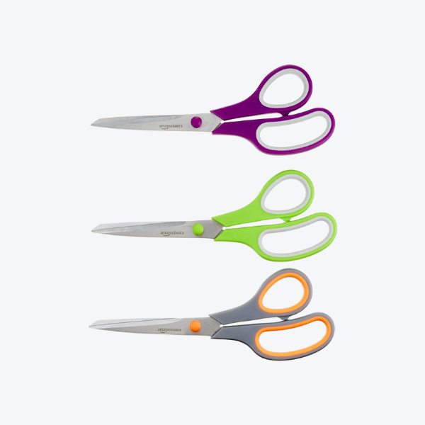 product-2023-03-19T202812.146.png Multipurpose, Comfort Grip, PVD coated, Stainless Steel Office Scissors - Image 1